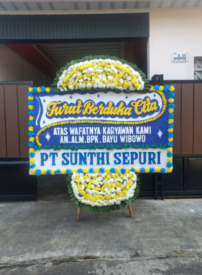Papan Bunga Duka di Iv Nagari Bayang Utara
